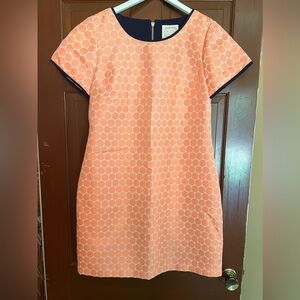 Sail to Sable NWOTs Orange and Navy Dress Large